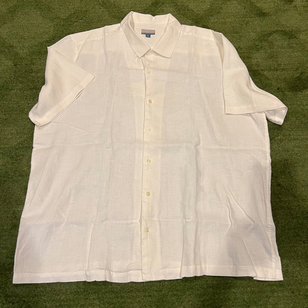 Men's Breakwater Linen Shirt Size XXL